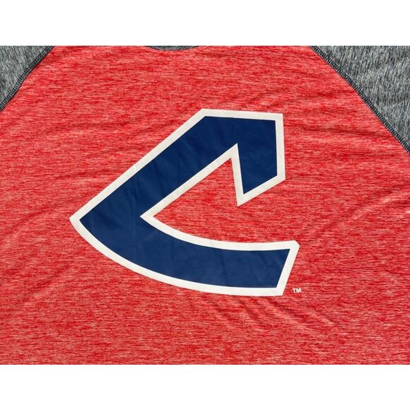 Stitches Cooperstown Collection XL Polyester MLB Heather Red Raglan Tee โ NWT - Picture 3 of 8